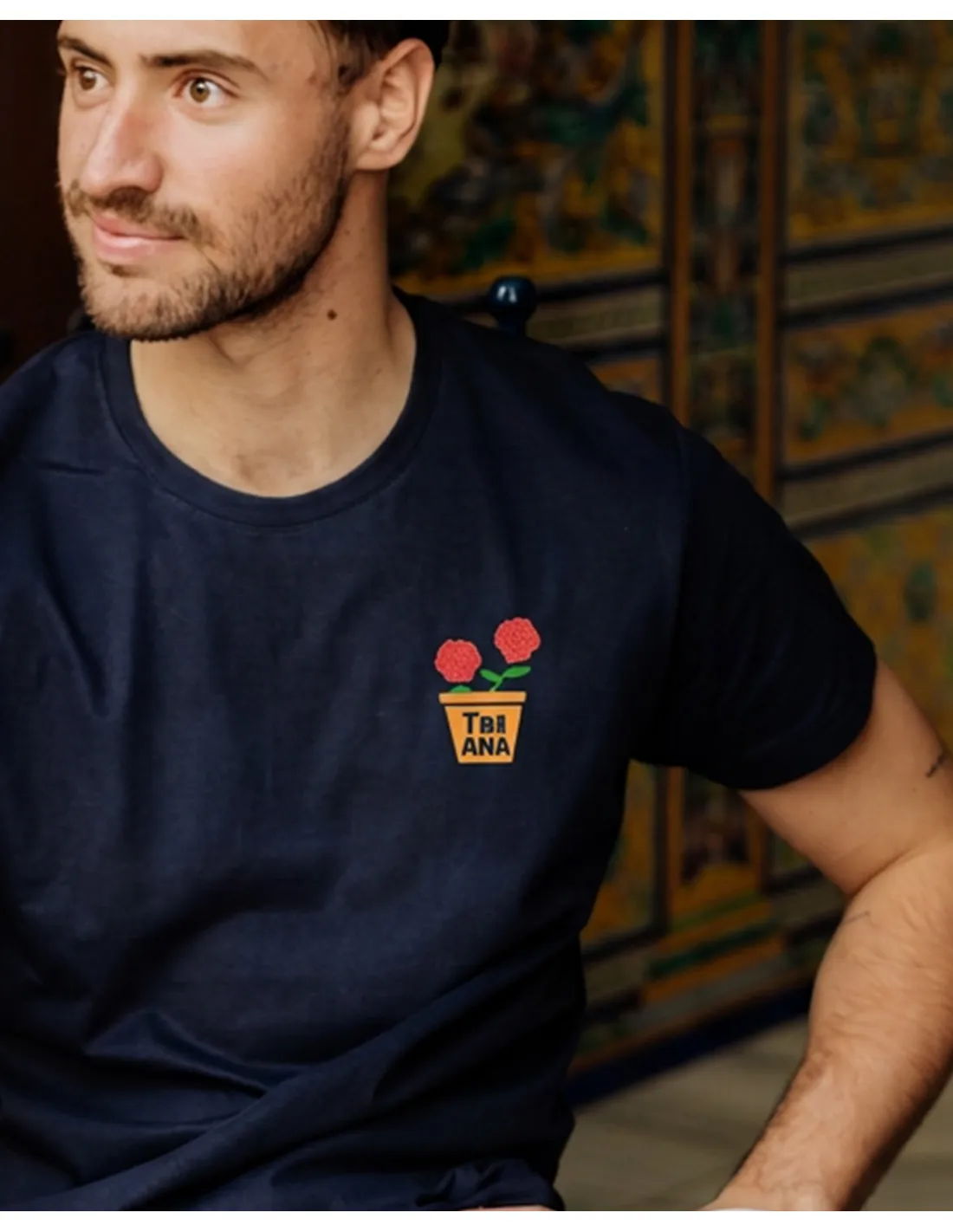 Camiseta Maceta Azul