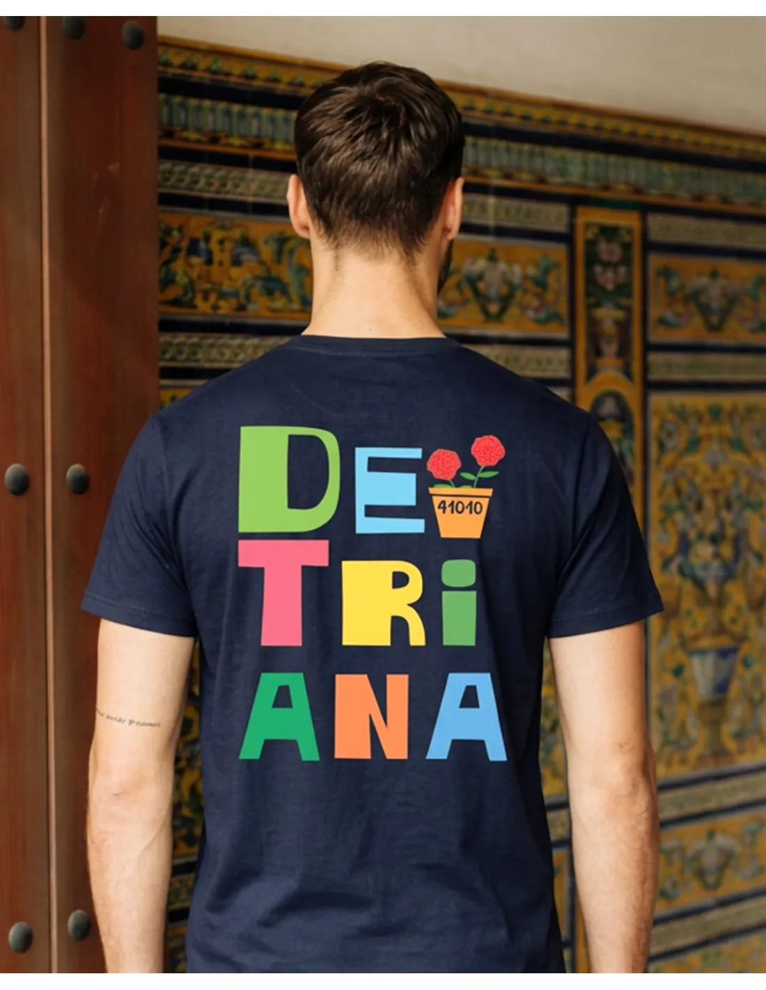 Camiseta Maceta Azul
