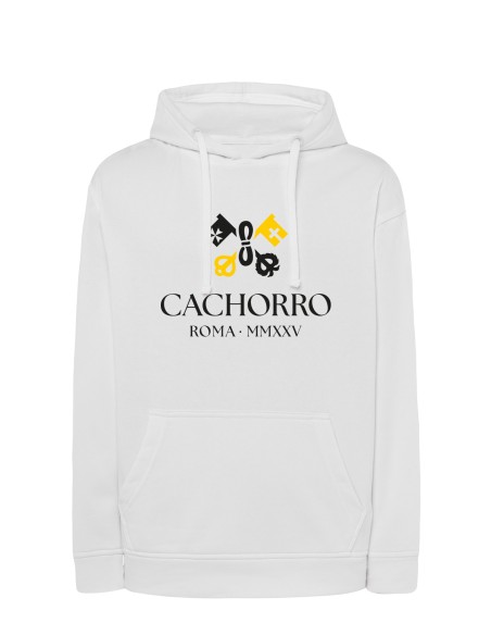 sudadera unisex blanca