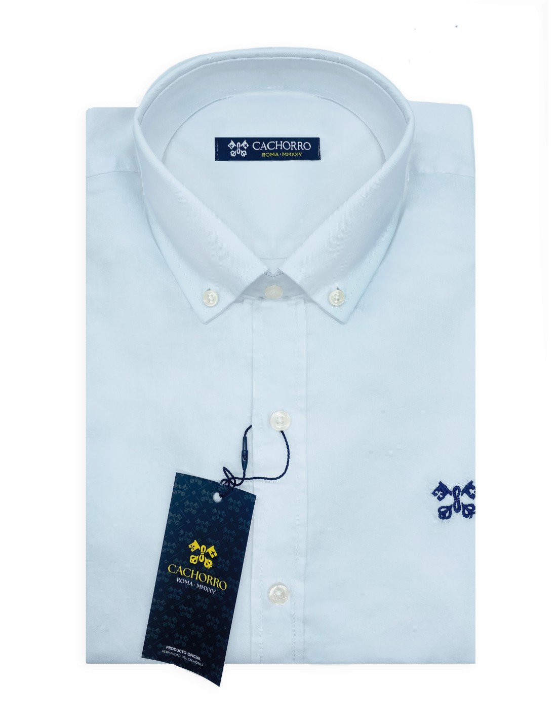 camisa celeste cachorro roma