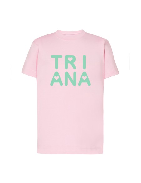 Camiseta Triana Corazones Niño